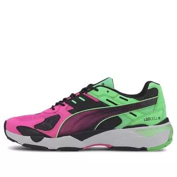 Кроссовки lqdcell extol 'old circuits - black luminous pink' Puma, зеленый