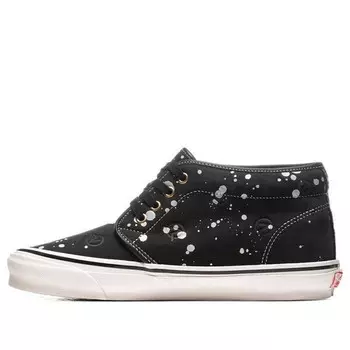 Кроссовки lqqk studios x og chukka boot lx 'circle v - splatter black' Vans, черный