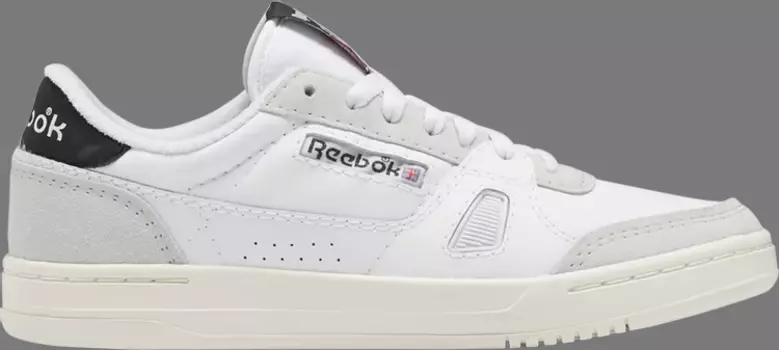 Кроссовки lt court 'white black pure grey' Reebok, белый