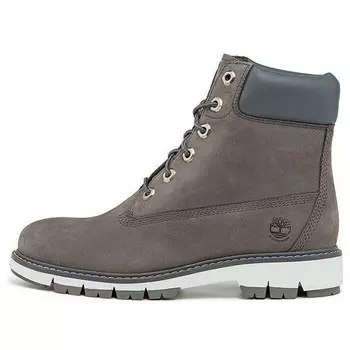 Кроссовки lucia way 6 inch waterproof wide fit boots 'medium grey nubuck' Timberland, серый
