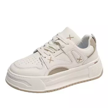 Кроссовки Luji Skateboard Women's Low-Top, бежевый/хаки