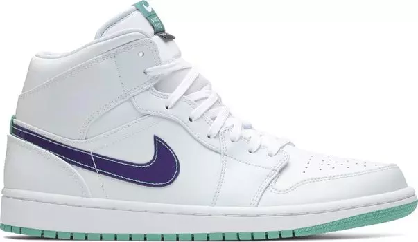 Кроссовки Luka Doncic x Air Jordan 1 Mid SE Pregame Pack - Mindfulness, белый