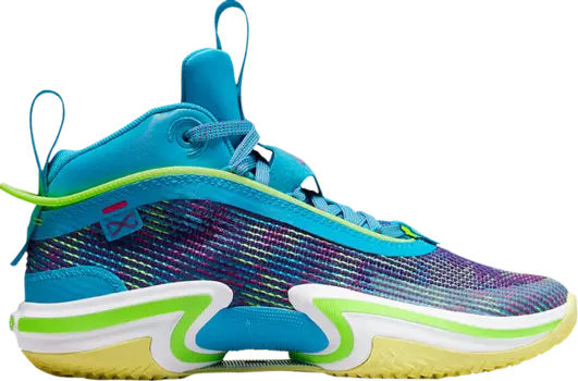 Кроссовки Luka Doncic x Air Jordan 36 GS Laser Blue, синий