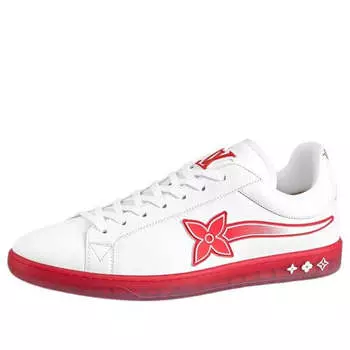 Кроссовки luxembourg samothrace trainers 'white red' Louis Vuitton, белый