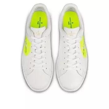 Кроссовки luxembourg sneakers 'white neon yellow' Louis Vuitton, белый