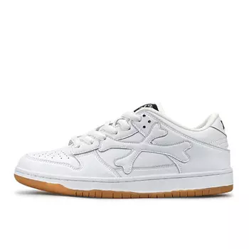 Кроссовки LuzaoT SUPER DRAG Skateboarding Shoes Unisex Low-top, белый