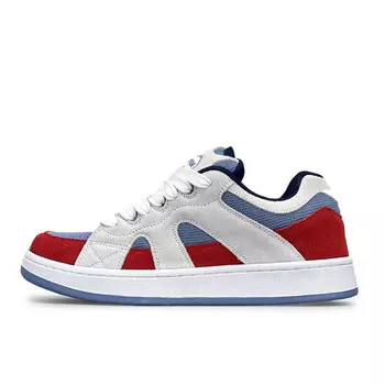 Кроссовки LuzaoT SUPER DRAG Skateboarding Shoes Unisex Low-top White/Red/Blue, цвет Mario
