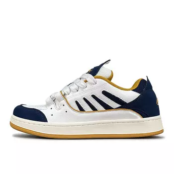 Кроссовки LuzaoT SUPER DRAG Skateboarding Shoes Unisex Low-top, синий/желтый