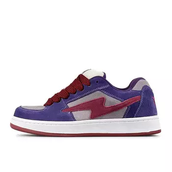 Кроссовки LuzaoT SUPER DRAG Skateboarding Shoes Unisex Low-top White/Red/Red/Purple, цвет Plum