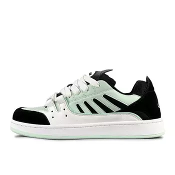 Кроссовки LuzaoT SUPER DRAG Skateboarding Shoes Women's Low-top Cloud White/Core Black/Green Spark, цвет Morandi Green