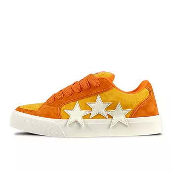 Кроссовки LuzaoT SUPER DRAG Skateboarding Shoes Women's Low-top White/orange/yellow, цвет Orange