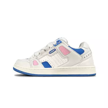 Кроссовки LuzaoT SUPER DRAG Skateboarding Shoes Women's Low-top White, белый/синий/розовый