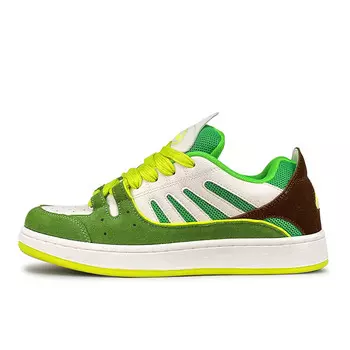 Кроссовки LuzaoT SUPER DRAG Stylish Skateboarding Shoes Unisex Low-top Esports Green, зеленый