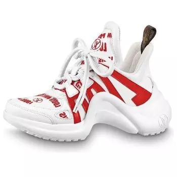 Кроссовки lv archlight sneakers 'white red' Louis Vuitton, белый