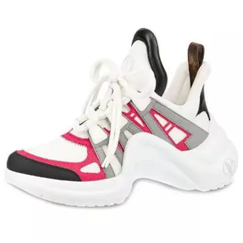 Кроссовки lv archlight sports shoes pink/white Louis Vuitton, белый