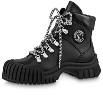 Кроссовки lv ruby flat ranger boots 'black' Louis Vuitton, черный