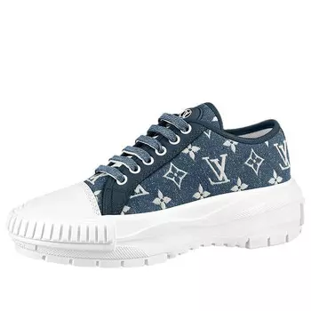 Кроссовки lv squad sneakers 'denim monogram' Louis Vuitton, синий