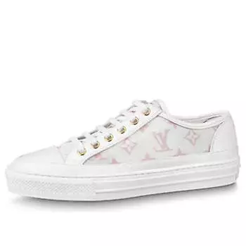 Кроссовки lv stellar casual shoes pink/red Louis Vuitton, красный