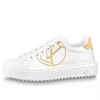 Кроссовки lv time out sneakers 'white gold' Louis Vuitton, белый