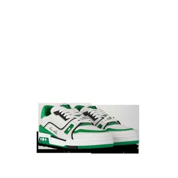 Кроссовки LV Trainer Louis Vuitton, зеленый