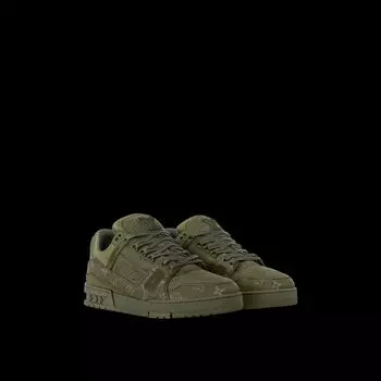 Кроссовки LV Trainer Louis Vuitton, зеленый