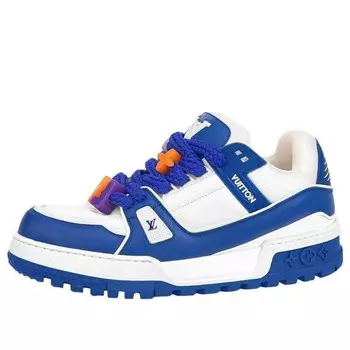 Кроссовки lv trainer maxi sneakers 'blue' Louis Vuitton, белый