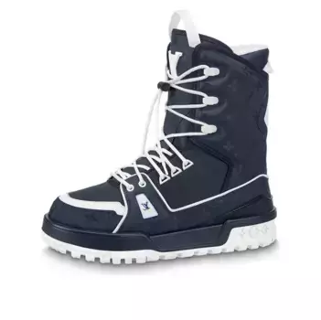 Кроссовки lv trainer snow snow boots 'marine' Louis Vuitton, синий