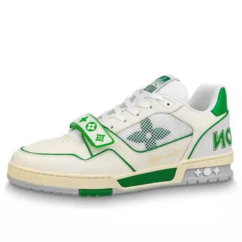 Кроссовки lv trainers 'green mesh' Louis Vuitton, белый