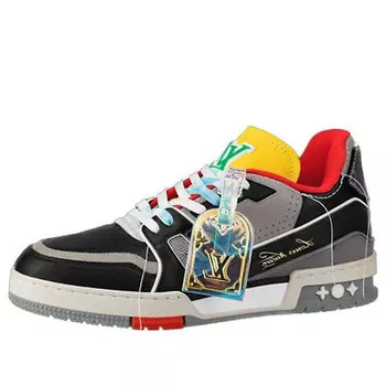 Кроссовки lv trainers 'red multi-color' Louis Vuitton, черный