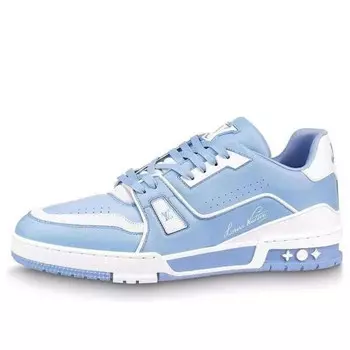 Кроссовки lv trainers 'sky blue' Louis Vuitton, синий