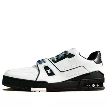 Кроссовки lv trainers 'white black' Louis Vuitton, белый