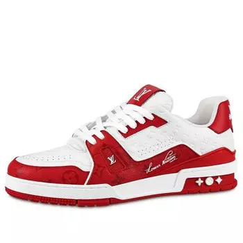Кроссовки lv trainers 'white red' Louis Vuitton, белый