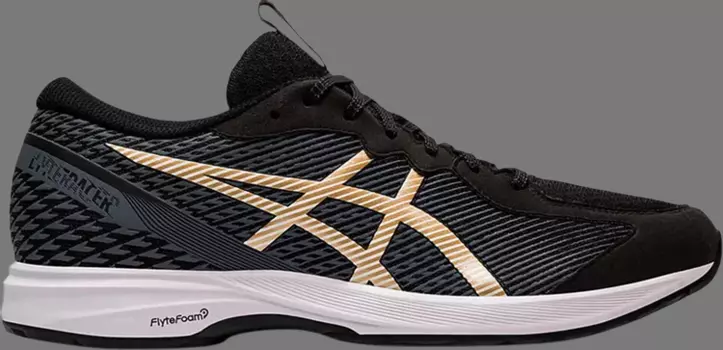 Кроссовки lyteracer 2 'black pure gold' Asics, черный