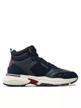 Кроссовки M Runner Cordura Hi Lth Mix FM0FM05222 Tommy Hilfiger, синий