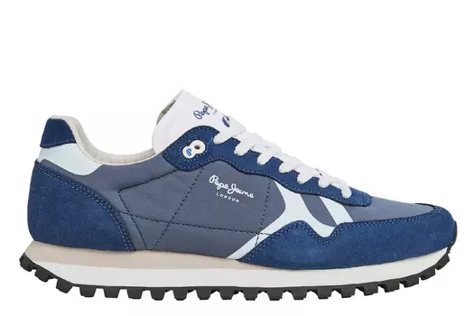 Кроссовки M с принтом Brit Pepe Jeans, синий