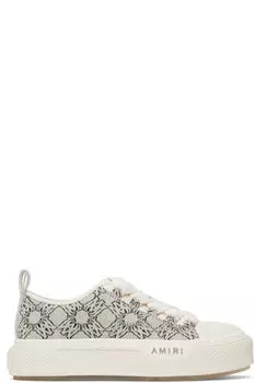 Кроссовки MA Quad Jacquard Court Low серого цвета AMIRI