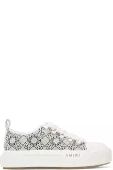 Кроссовки MA Quad Jacquard Court Low серого цвета AMIRI