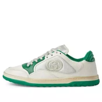 Кроссовки mac80 embroidered sneakers 'white green' Gucci, белый