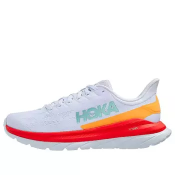 Кроссовки mach 4 'white fiesta' Hoka One One, белый