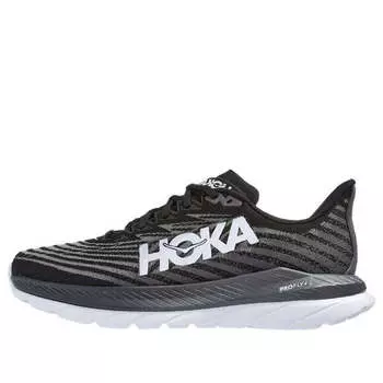 Кроссовки mach 5 'black castlerock' Hoka One One, черный