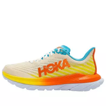 Кроссовки mach 5 'orange yellow' Hoka One One, бежевый
