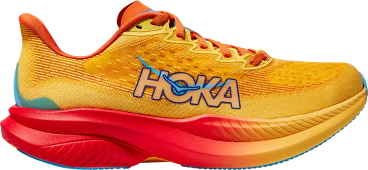 Кроссовки Mach 6 Wide 'Poppy Squash', оранжевый