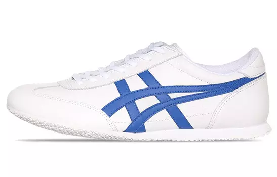 Кроссовки Machu Racer Lifestyle унисекс с низким верхом белого/королевского синего цвета Onitsuka Tiger