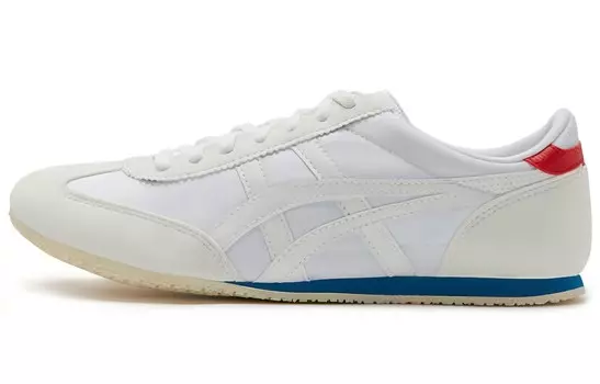 Кроссовки Machu Racer Lifestyle унисекс с низким верхом белого/синего/красного цвета Onitsuka Tiger
