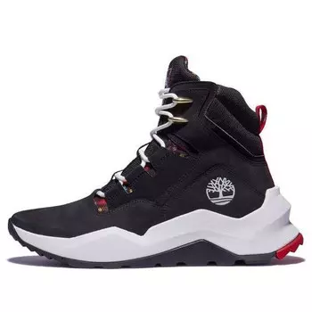 Кроссовки madbury side zip sneaker boots 'black nubuck' Timberland, черный