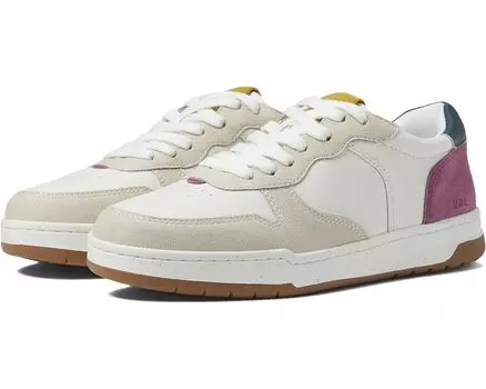 Кроссовки Madewell Court Low-Top Sneakers in Washed Nubuck and Suede, цвет Dark Palm Multi