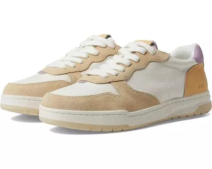 Кроссовки Madewell Court Low-Top Sneakers in Colorblock Leather, цвет Vibrant Lilac Multi