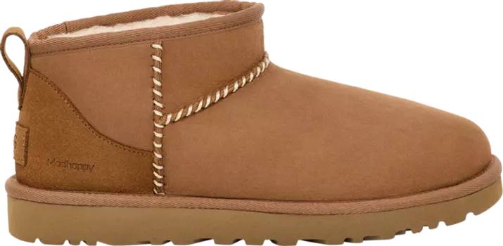 Кроссовки Madhappy x Wmns Classic Ultra Mini Boot 'Chestnut', коричневый