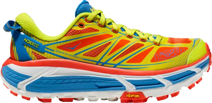 Кроссовки Mafate Speed 2 'Flame Evening Primrose', красный