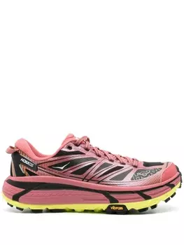 Кроссовки Mafate Speed 2 колор-блок HOKA, розовый